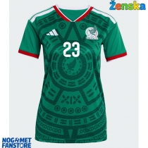 Meksiko Jesus Gallardo #23 Domaci Dres za Ženska SP 2026 Kratak Rukav